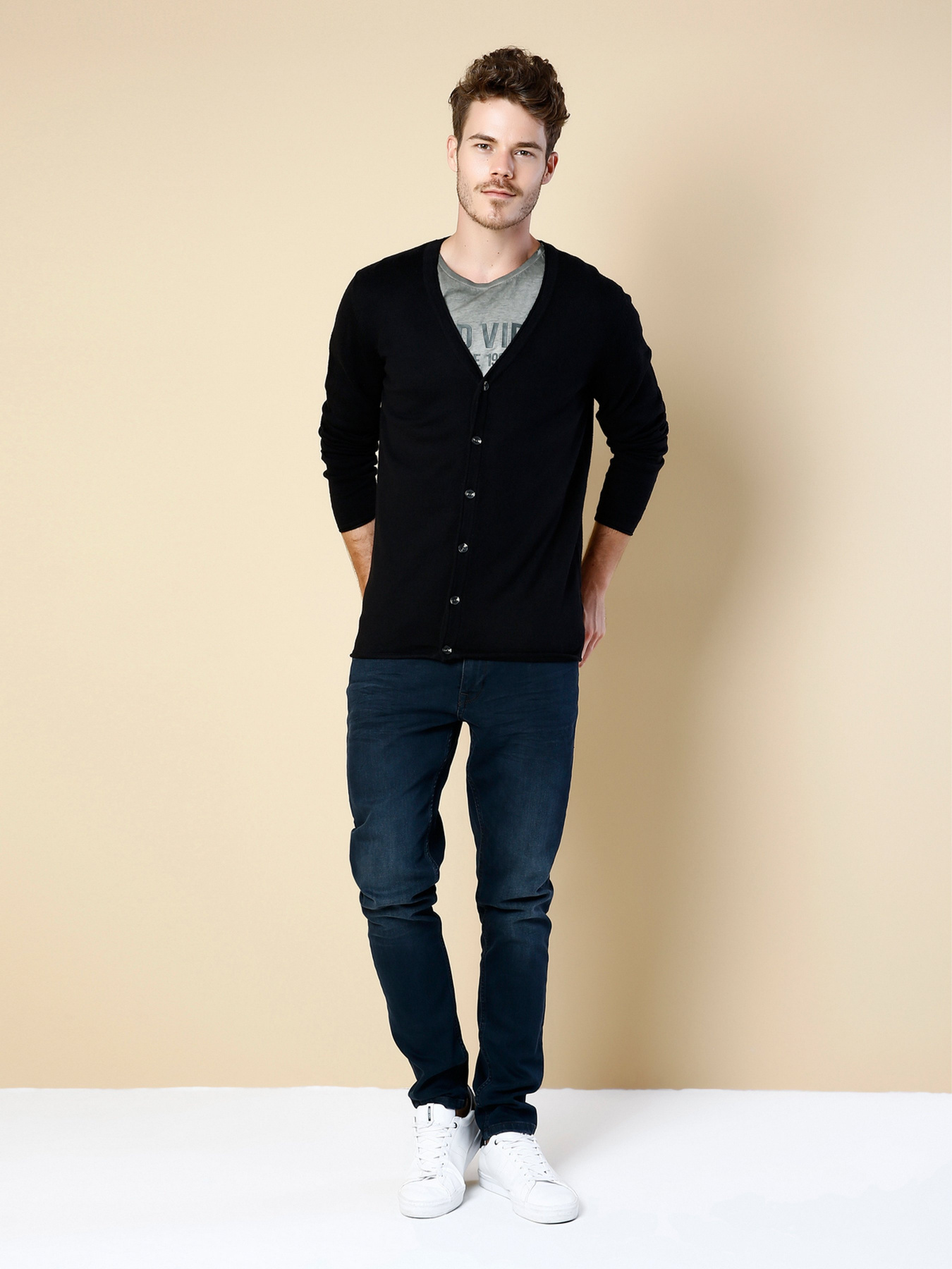 Кардиган Colin’s модель CL1023261BLK Фото