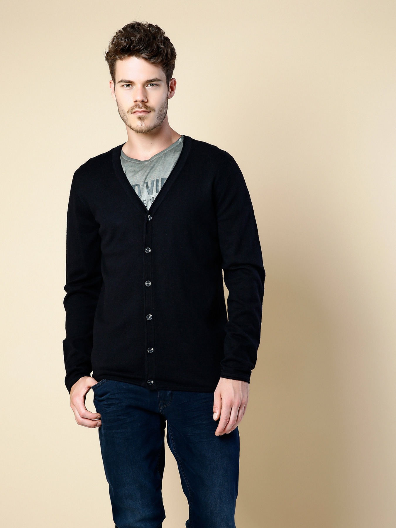 Кардиган Colin’s модель CL1023261BLK Фото