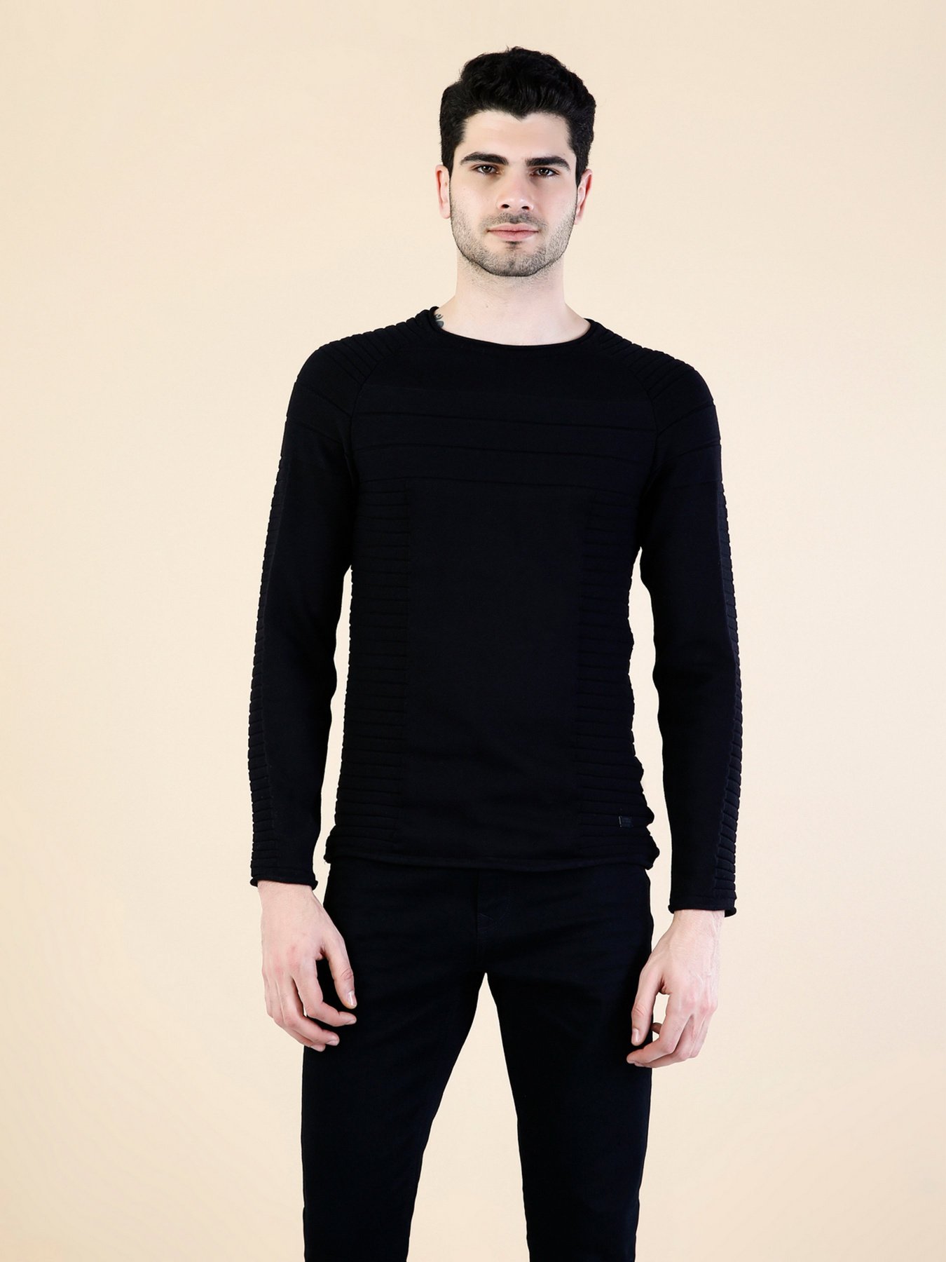 Свитер Colin’s модель CL1030047BLK Фото