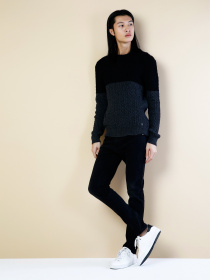 Свитер Colin’s модель CL1030272BLK Свитер Colin’s модель CL1030272BLK Фото