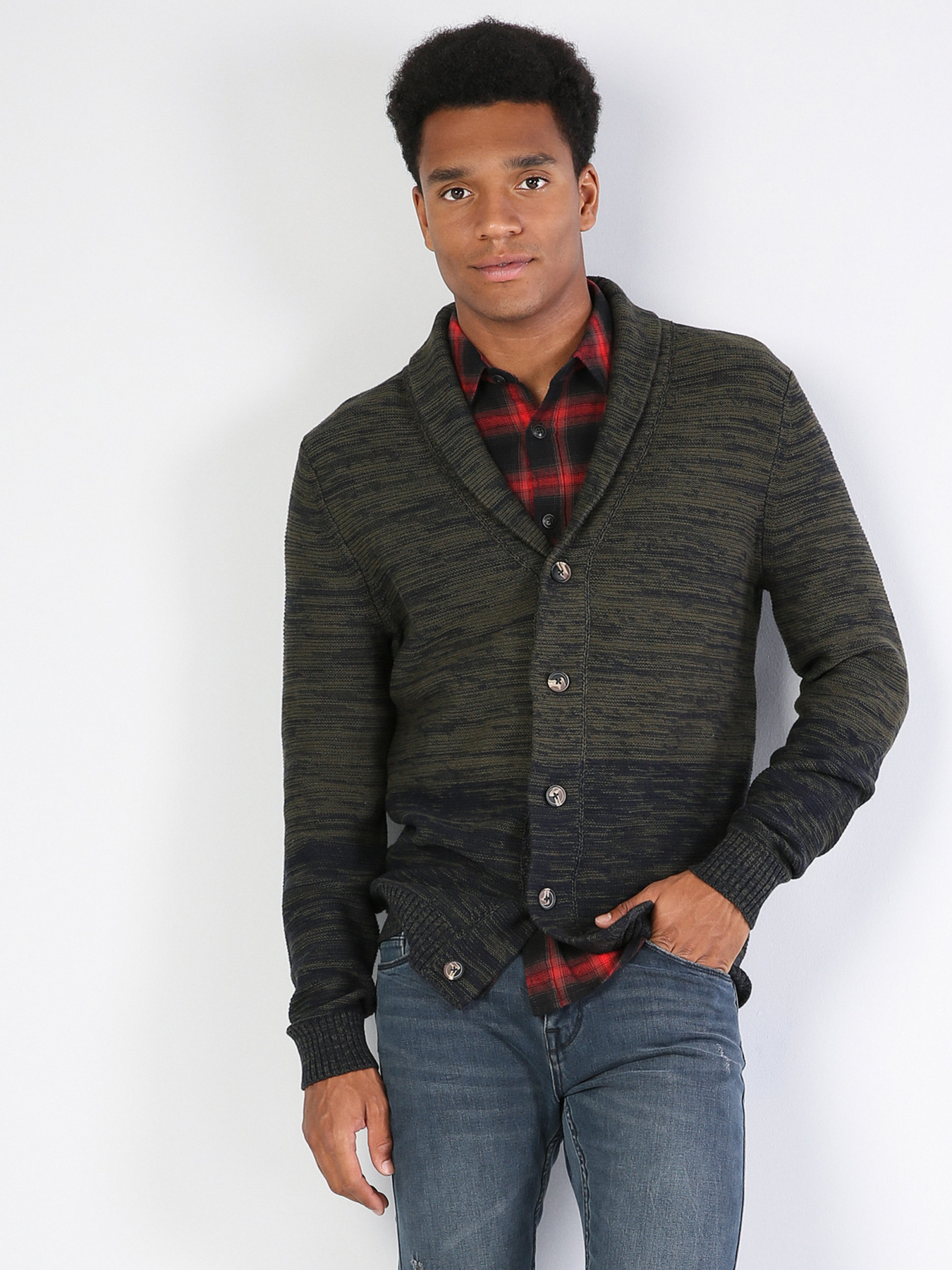 Кардиган Colin’s модель CL1030395GRM Фото