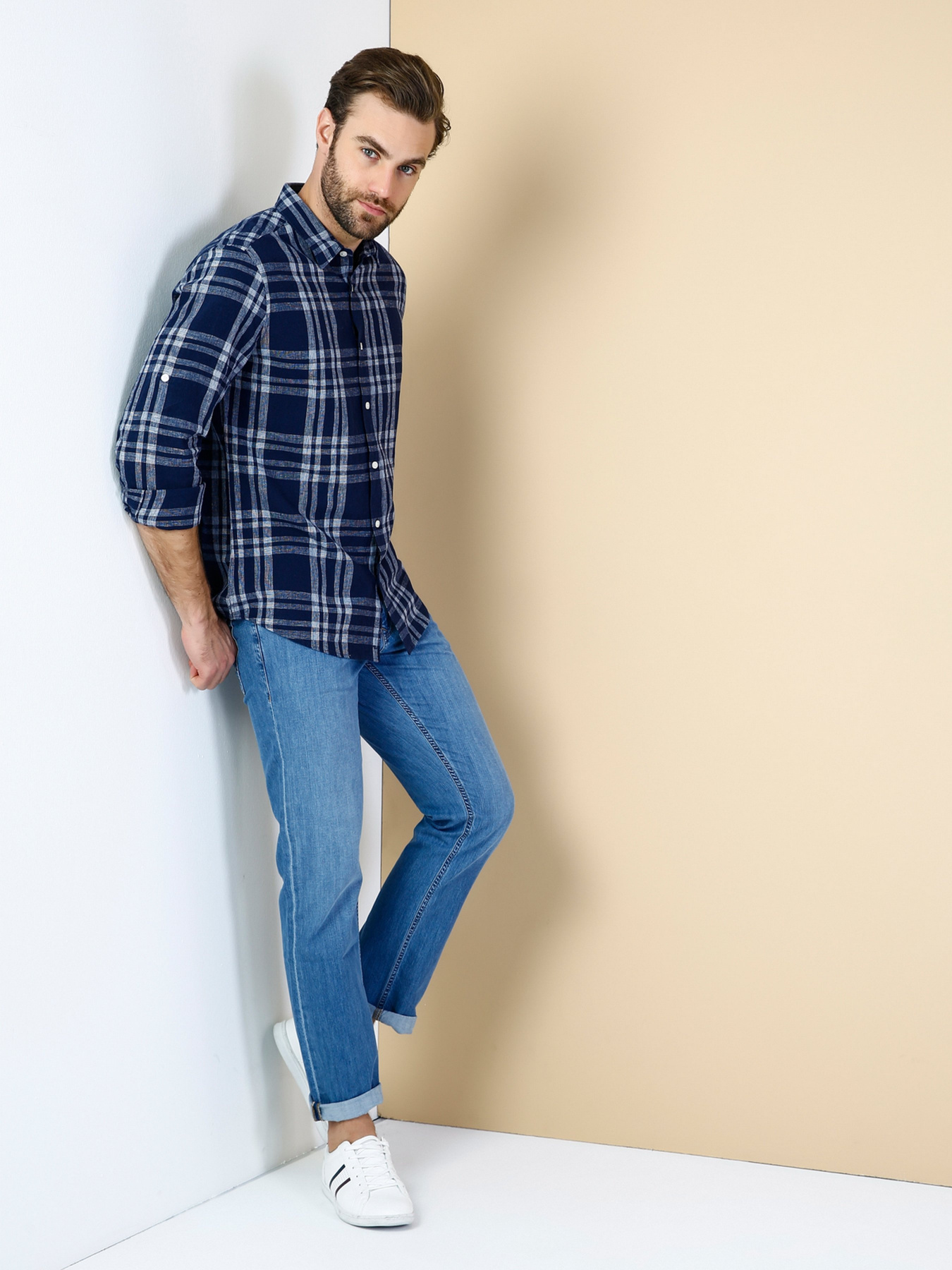 Рубашка повседневная Colin’s модель CL1034263DNV Фото