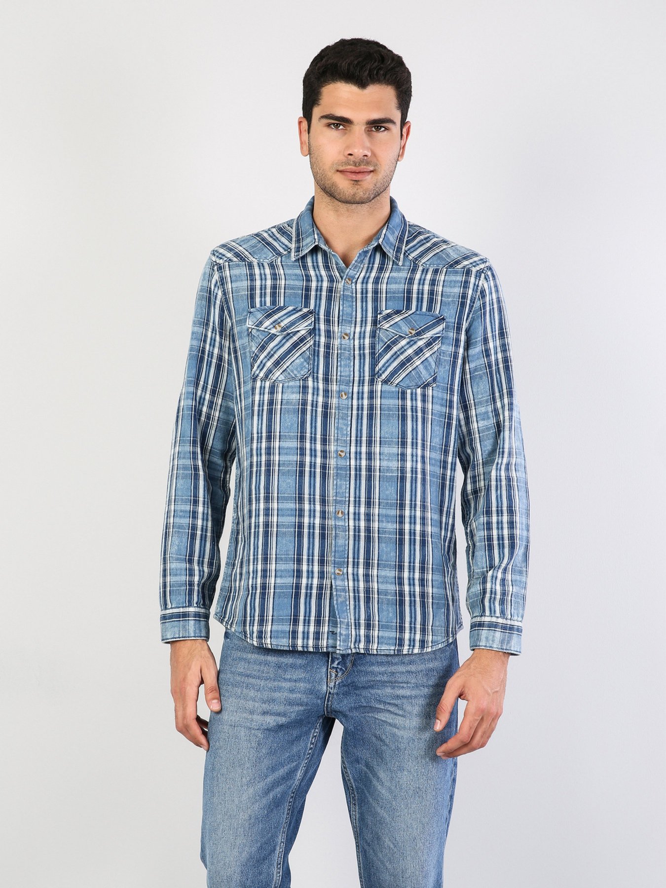 Рубашка Colin’s модель CL1034967BLI Фото