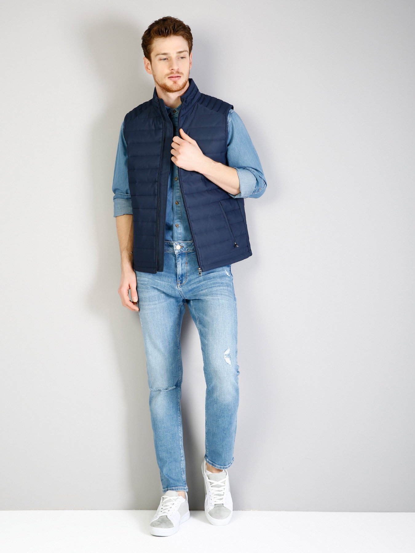 Жилет Colin’s модель CL1032492NAV Фото