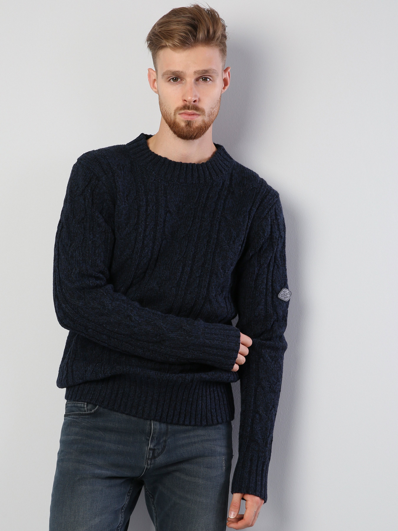 Свитер Colin’s модель CL1036359BLM Фото