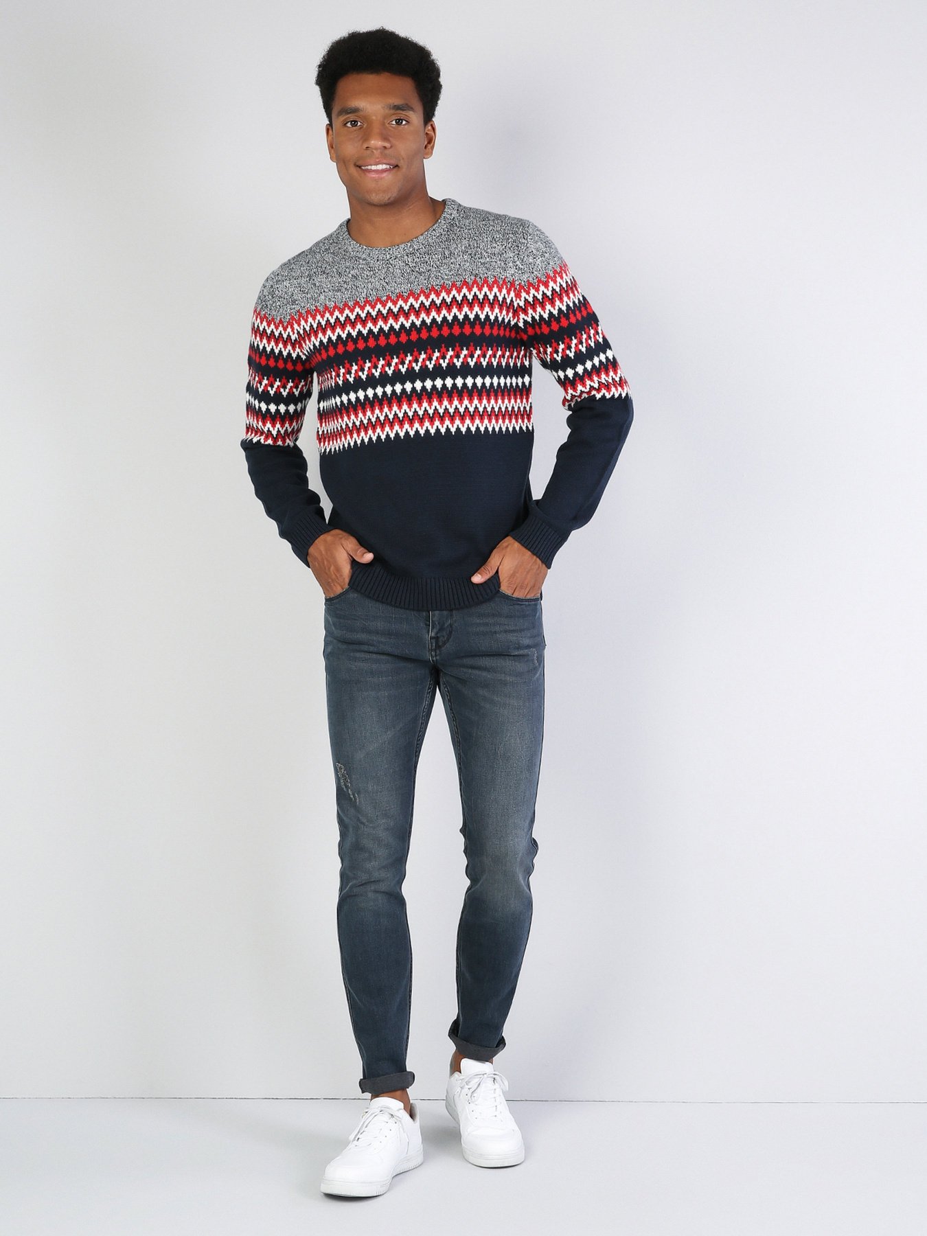 Светр Colin’s модель CL1036786NAV Фото