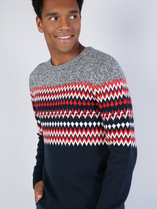 Свитер Colin’s модель CL1036786NAV Фото