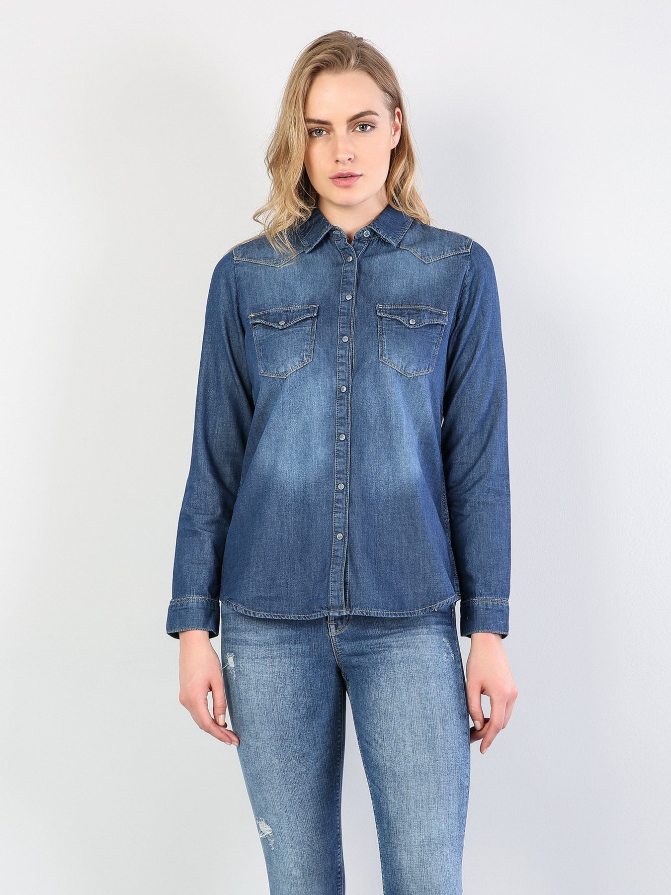 Рубашка Colin’s модель CL1040340DN40056 Фото