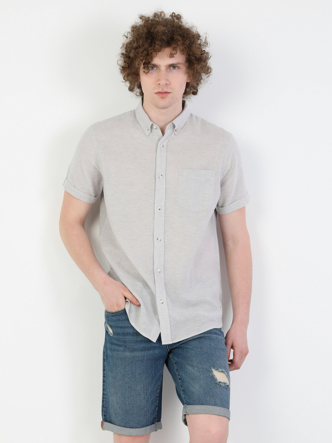 Рубашка Colin’s модель CL1043017BEI Фото