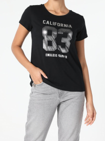 Футболка Colin’s модель CL1044799BLK Фото