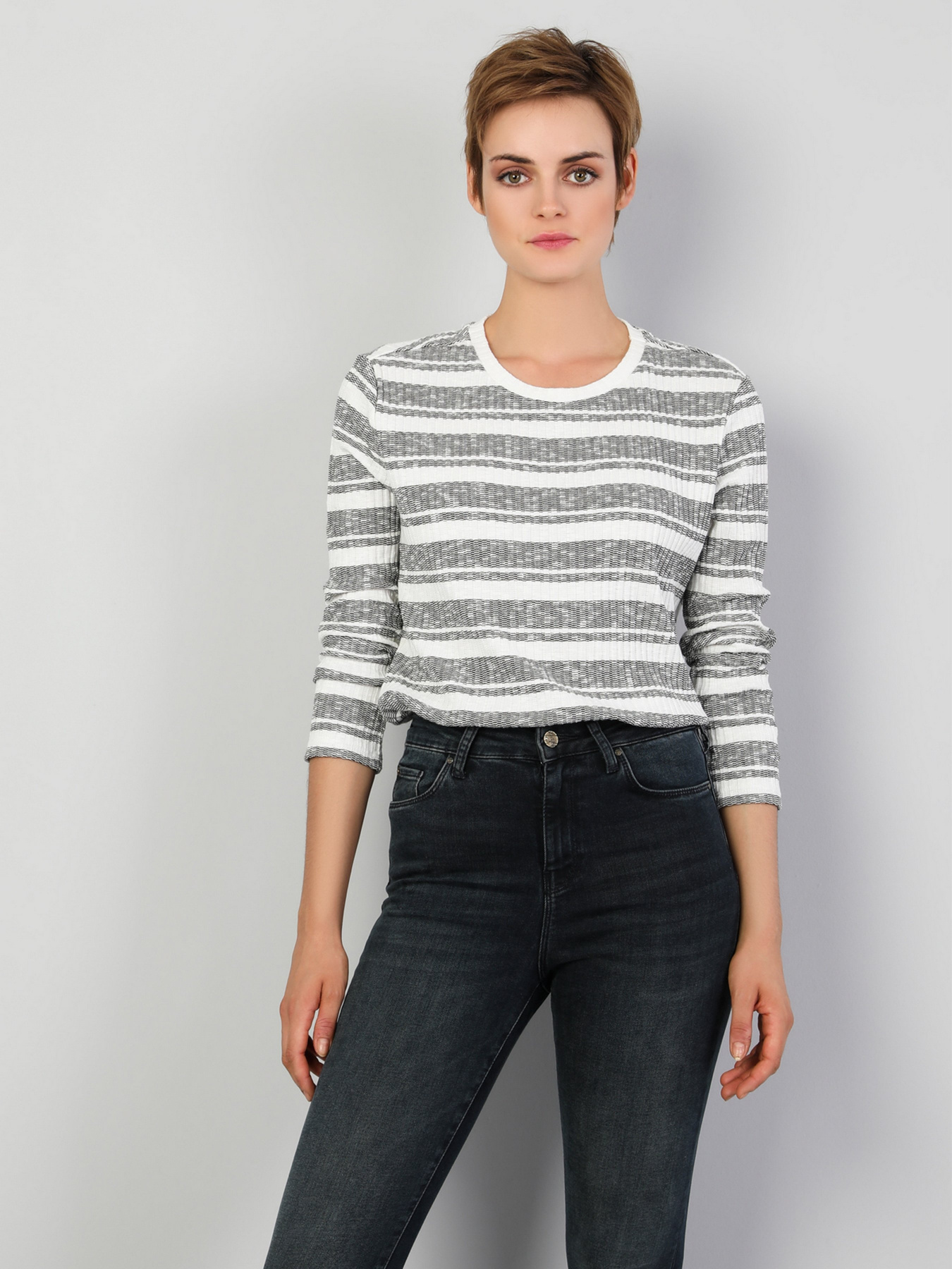 Джемпер Colin’s модель CL1047104ECR Фото