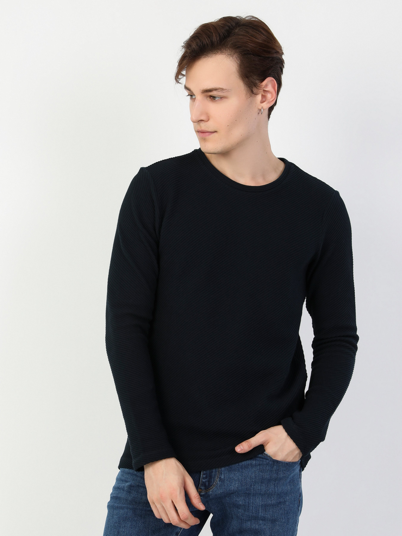 Джемпер Colin’s модель CL1047122NAV Фото