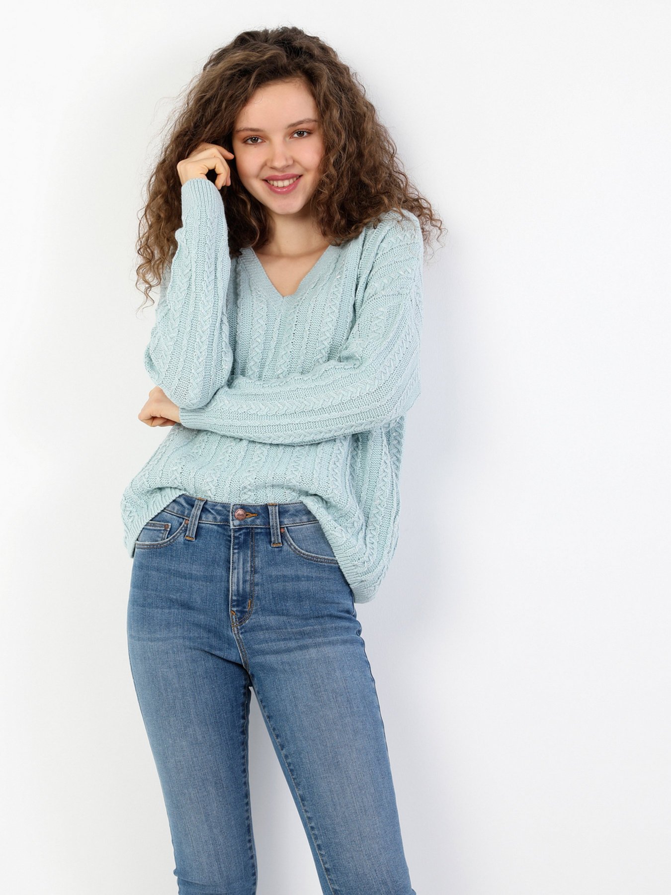 Свитер Colin’s модель CL1047313MGR Свитер Colin’s модель CL1047313MGR Фото