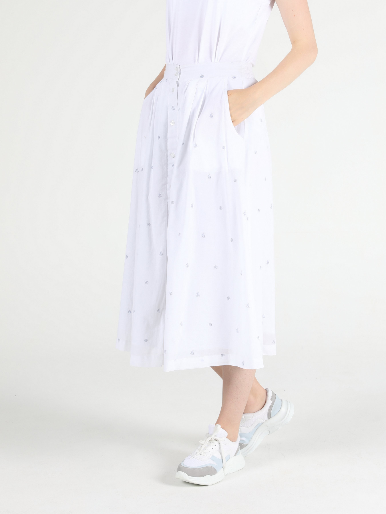 Юбка миди Colin’s модель CL1049011WHT Фото