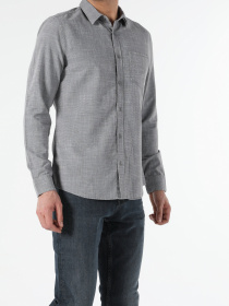 Рубашка повседневная Colin’s модель CL1052317GRA Рубашка повседневная Colin’s модель CL1052317GRA Фото