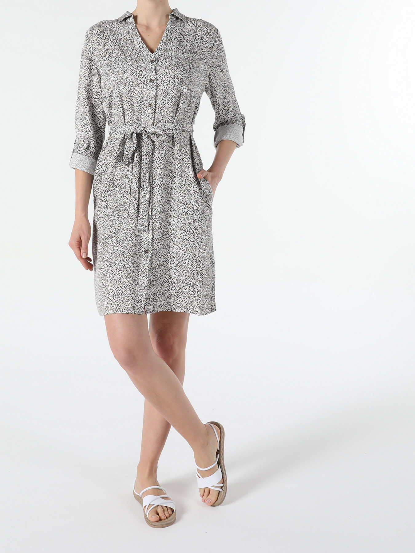 Платье мини Colin’s модель CL1053419BEI Фото