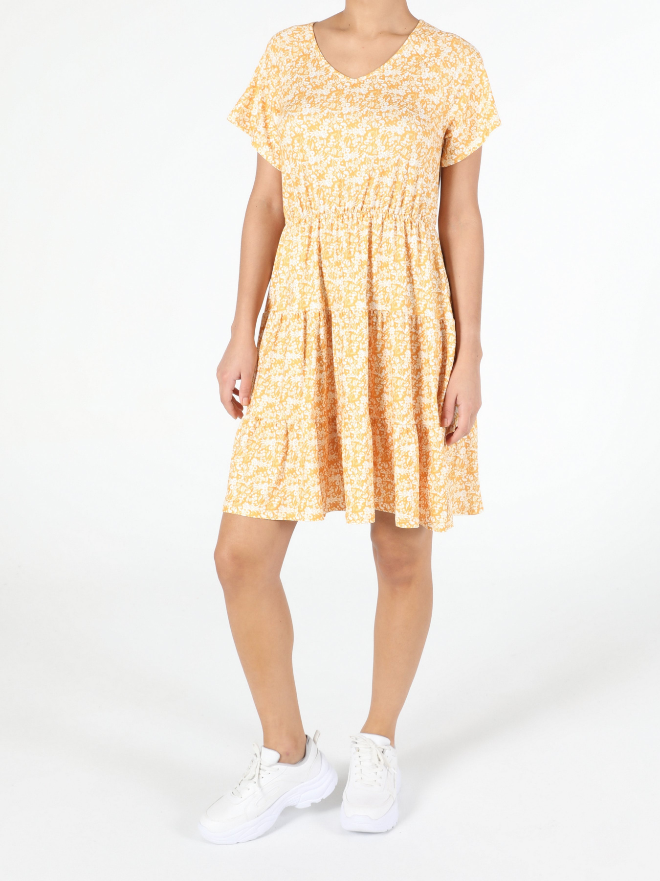 Платье мини Colin’s модель CL1053550YLW Фото