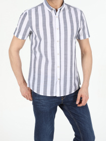 Рубашка повседневная Colin’s модель CL1053800GRA Рубашка повседневная Colin’s модель CL1053800GRA Фото