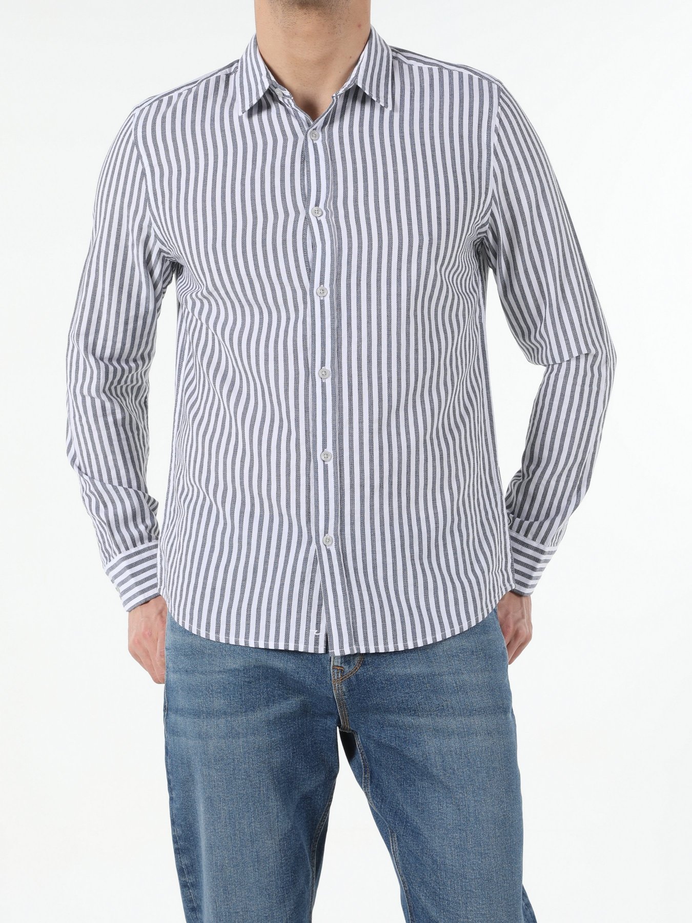 Рубашка повседневная Colin’s модель CL1053802ANT Рубашка повседневная Colin’s модель CL1053802ANT Фото