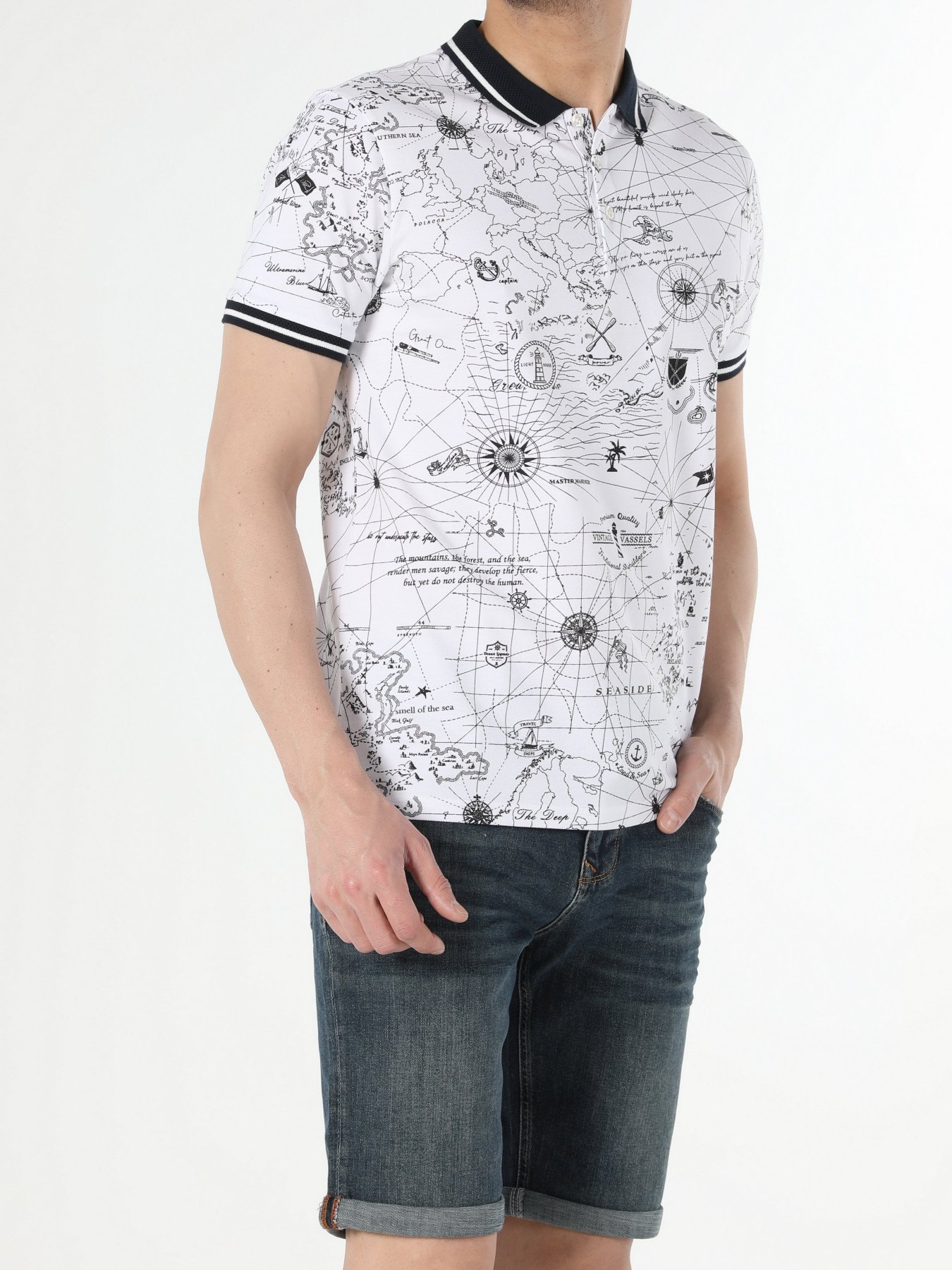 Поло Colin’s модель CL1053821WHT Фото