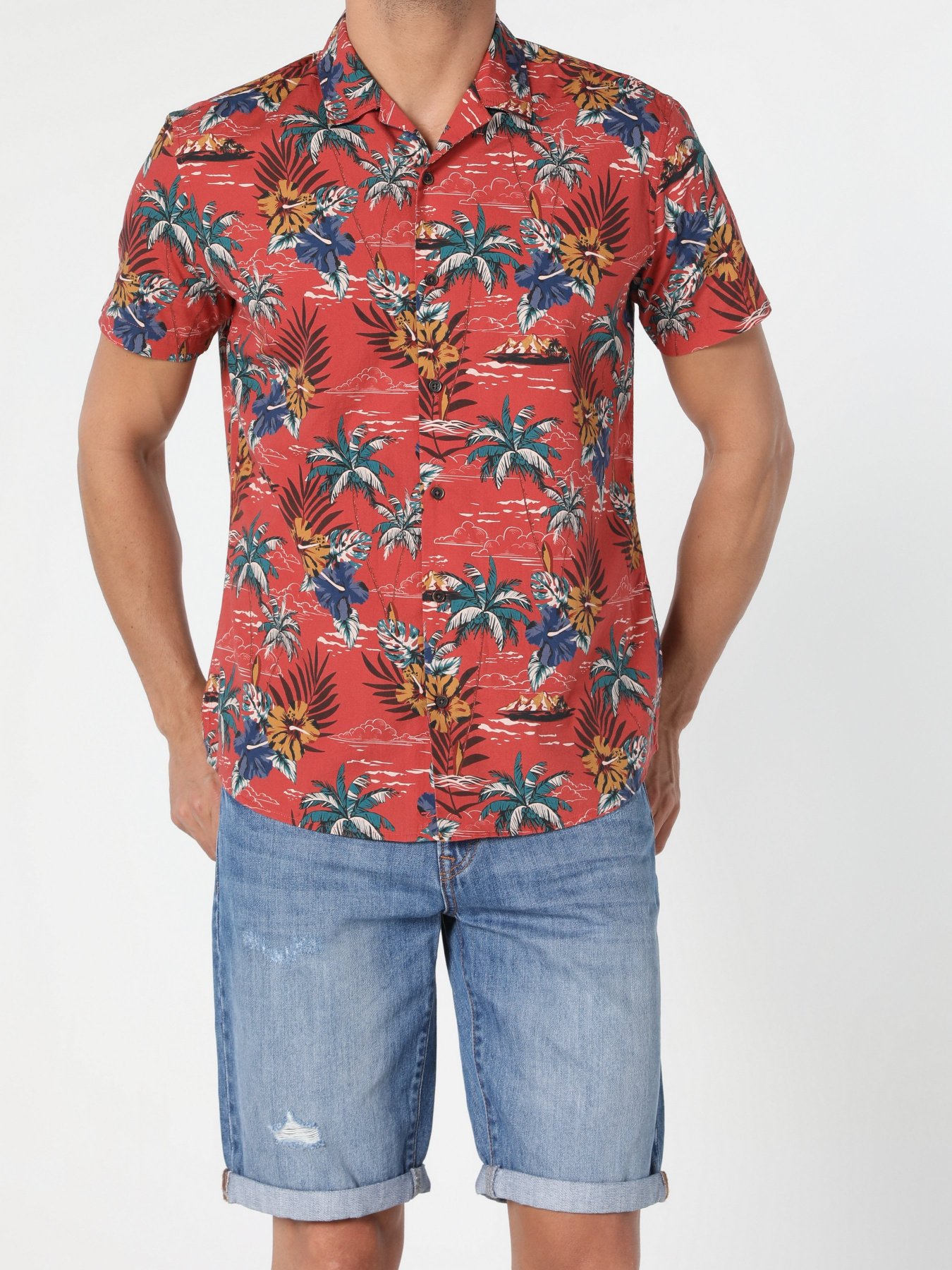 Рубашка повседневная Colin’s модель CL1053989TER Фото