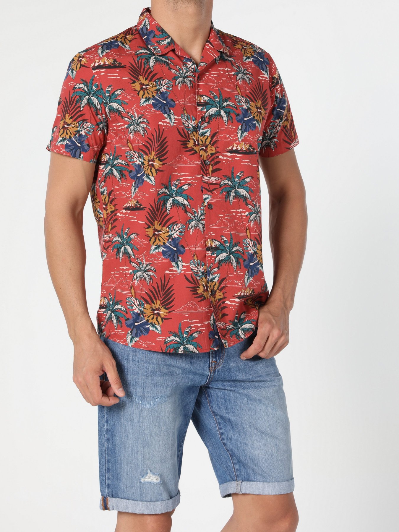 Рубашка повседневная Colin’s модель CL1053989TER Фото