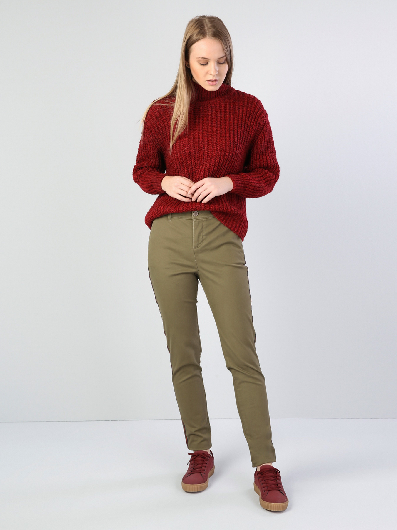 Брюки повседневные Colin’s модель CL1035519KHA Фото