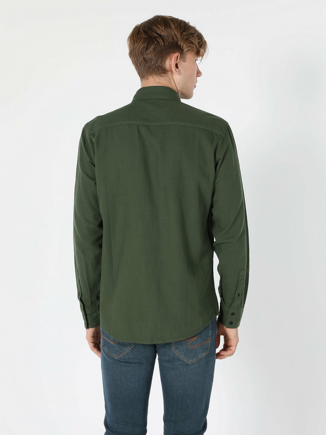 Рубашка повседневная Colin’s модель CL1050210KHA Фото