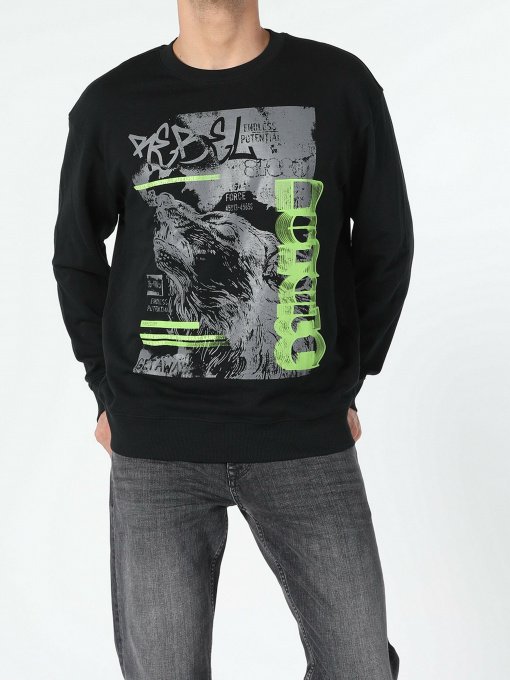 Свитшот Colin’s модель CL1054845BLK Фото