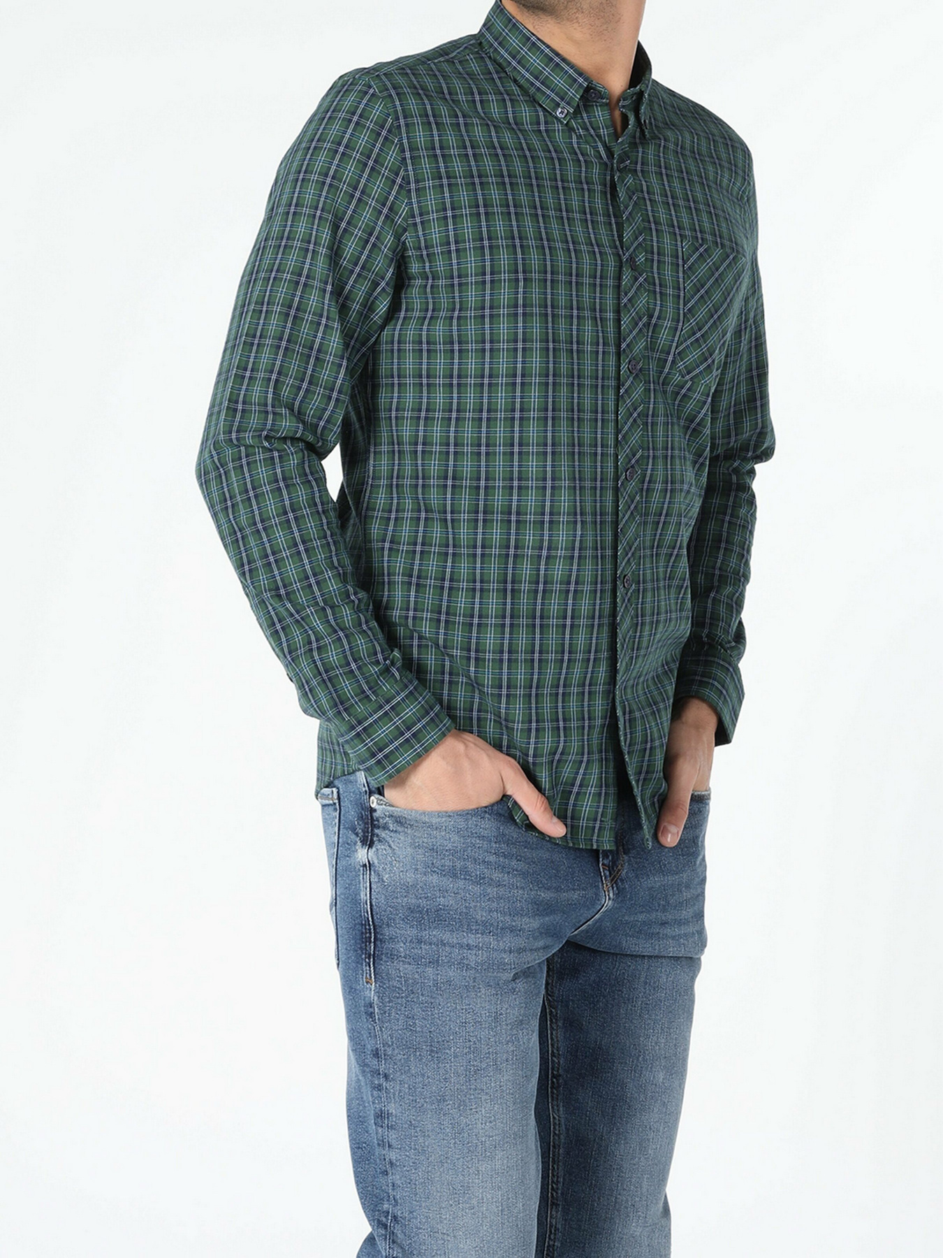 Рубашка Colin’s модель CL1054979GRN Фото