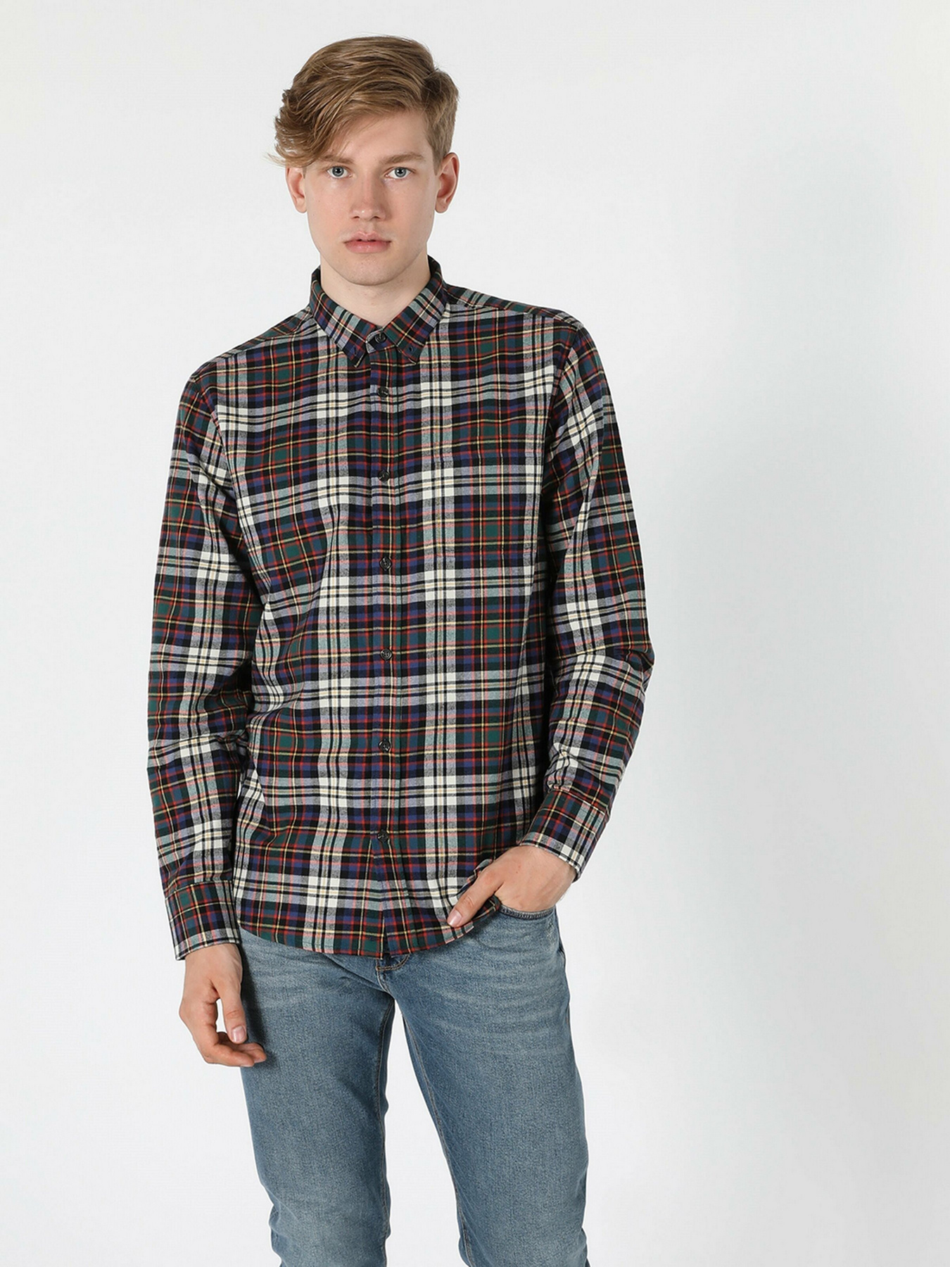 Рубашка Colin’s модель CL1055806GRN Фото