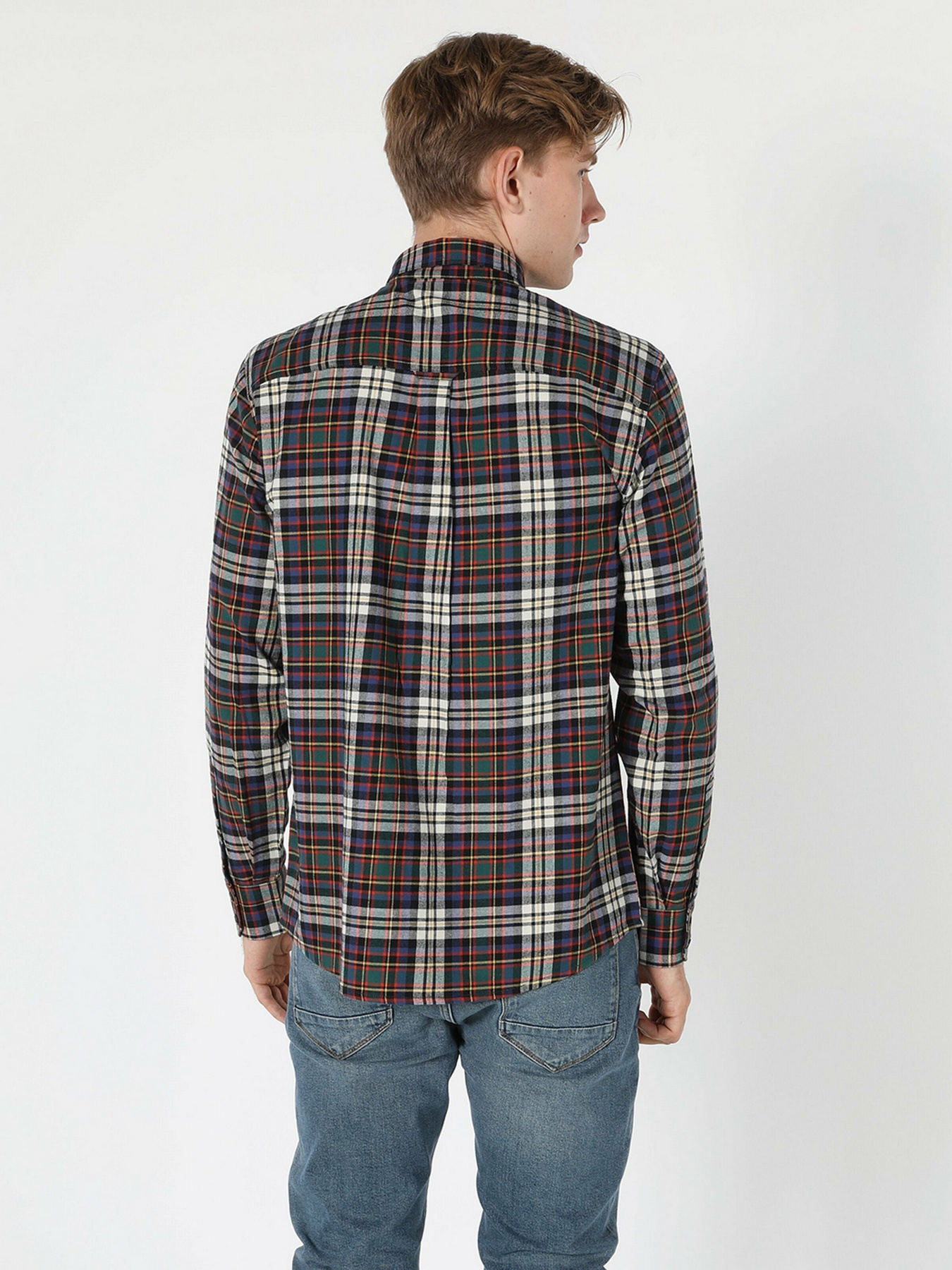 Рубашка повседневная Colin’s модель CL1055806GRN Фото