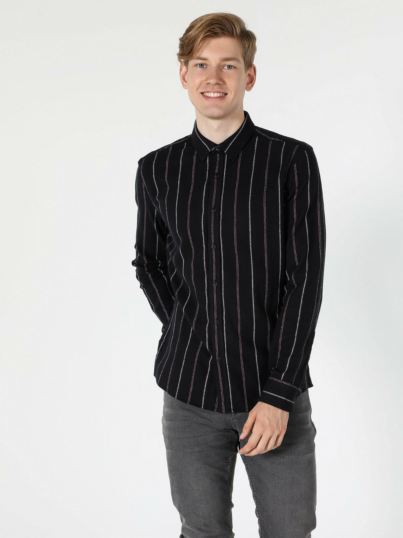 Рубашка повседневная Colin’s модель CL1055950ANT Фото