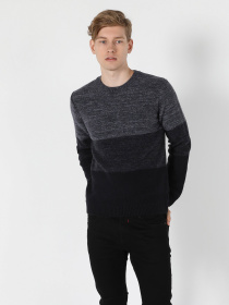 Джемпер Colin’s модель CL1056016NAV Джемпер Colin’s модель CL1056016NAV Фото