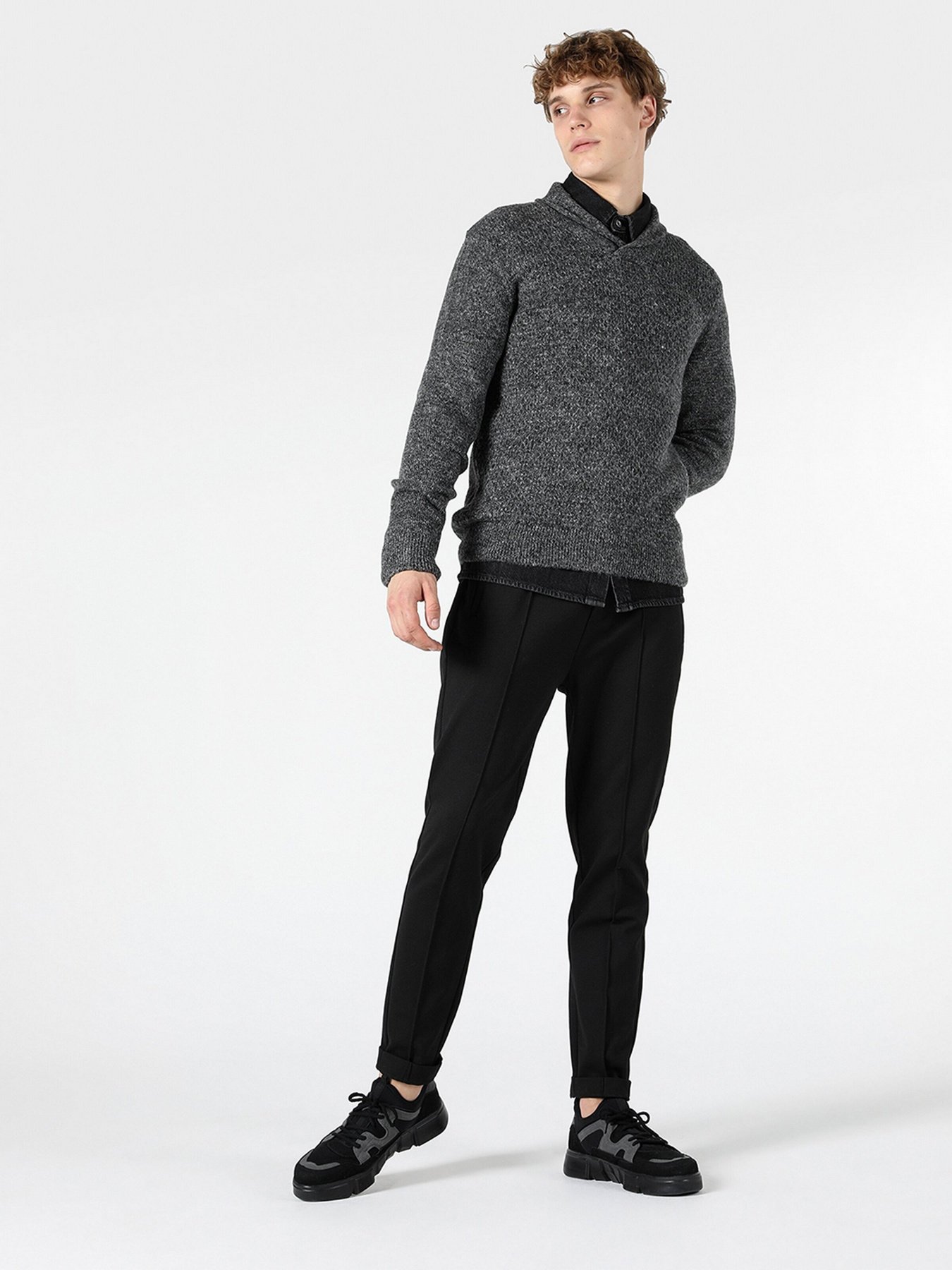 Свитер Colin’s модель CL1056034LGM Фото