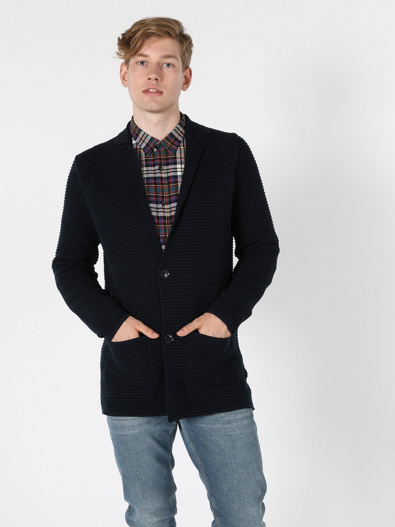 Кардиган Colin’s модель CL1056095NAV Фото