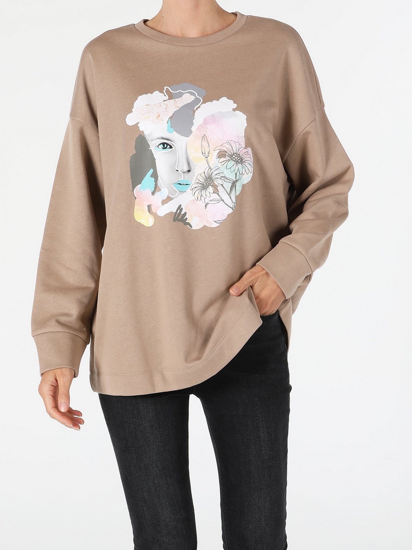 Свитшот Colin’s модель CL1055927BEI Фото