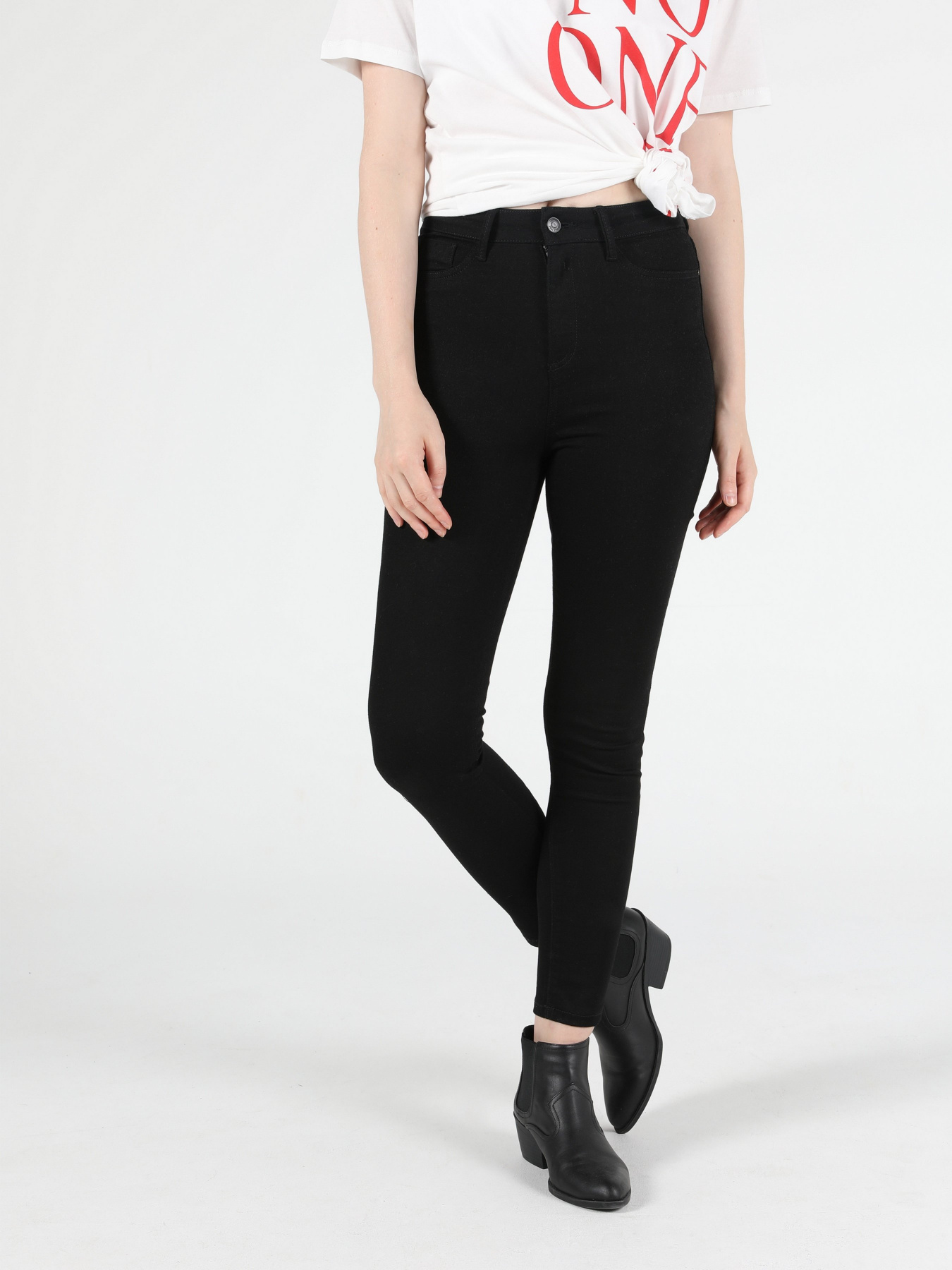 Скинни джинсы Colin’s модель CL1047989BLK Фото