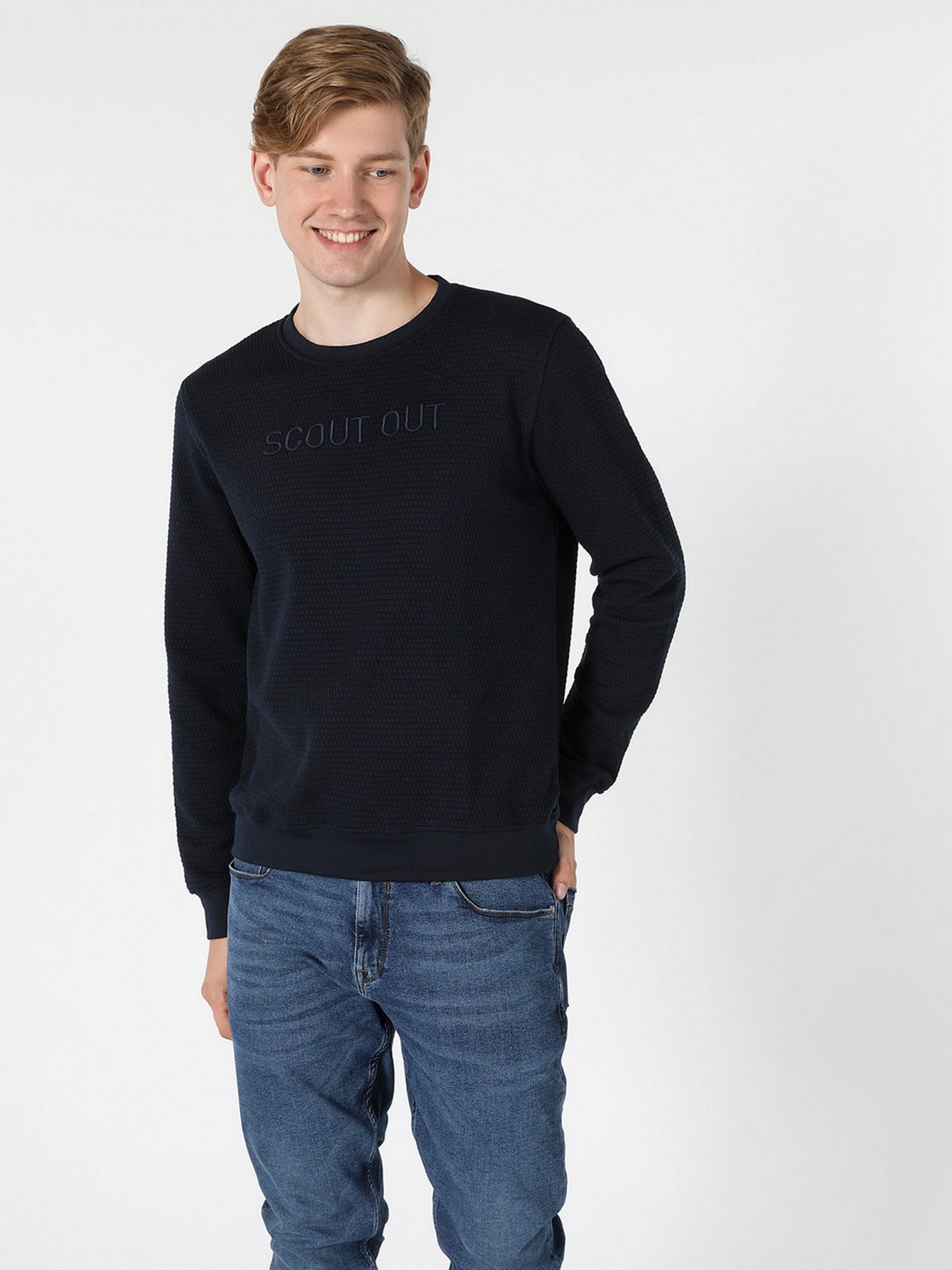 Свитшот Colin’s модель CL1046287NAV Фото