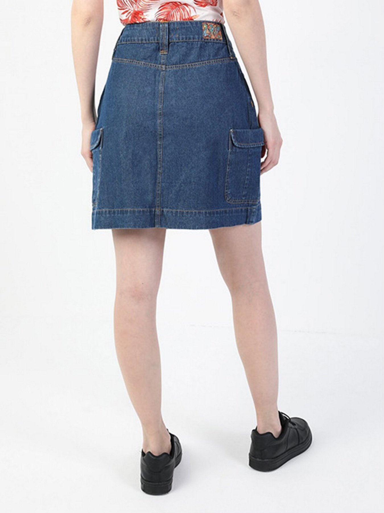 Джинсовая юбка Colin’s модель CL1049689DN40921 Фото