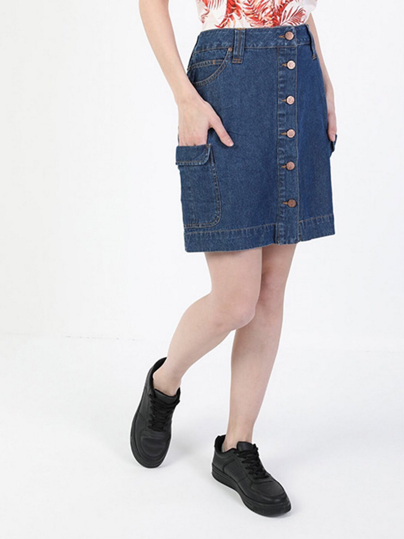 Джинсова спідниця Colin’s модель CL1049689DN40921 Джинсова спідниця Colin’s модель CL1049689DN40921 Фото