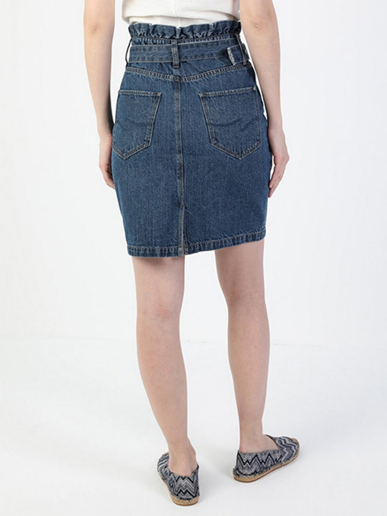 Джинсовая юбка Colin’s модель CL1049691DN40913 Фото