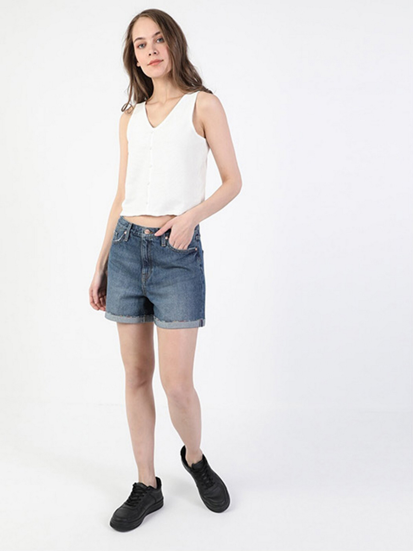 Джинсові шорти Colin’s модель CL1049728DN41008 Фото