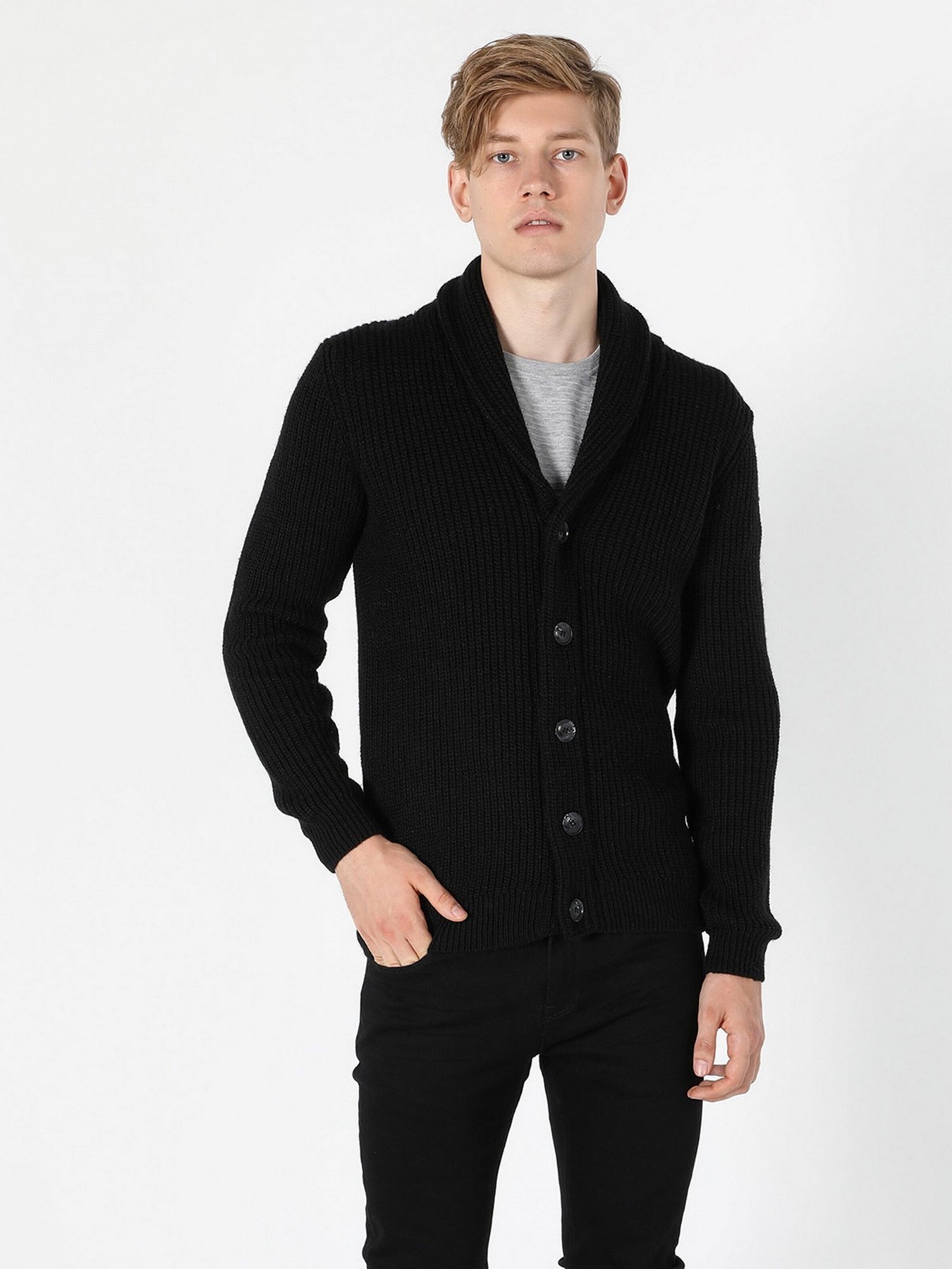 Кардиган Colin’s модель CL1050105BLK Фото