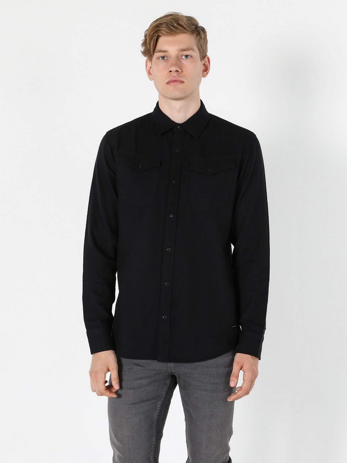 Сорочка повсякденна Colin’s модель CL1050210BLK Фото