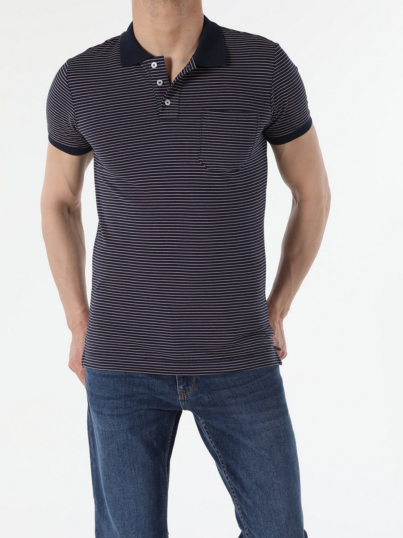 Поло Colin’s модель CL1052047NAV Поло Colin’s модель CL1052047NAV Фото