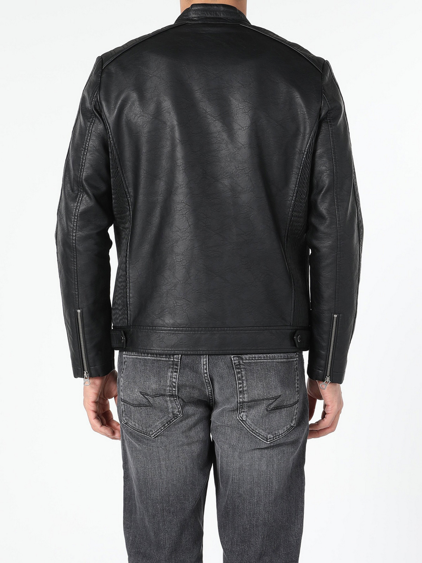 Шкіряна куртка Colin’s модель CL1052389BLK Фото