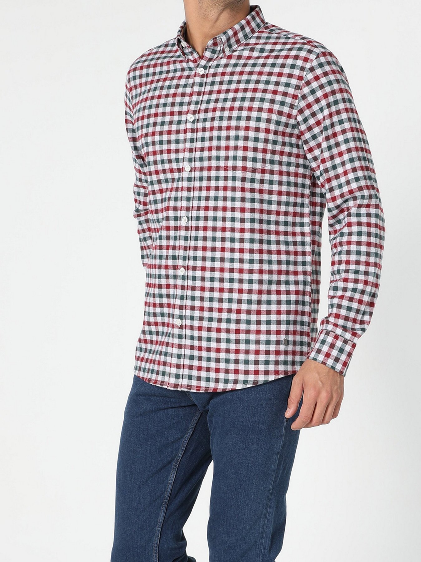 Сорочка Colin’s модель CL1052801GRN Фото