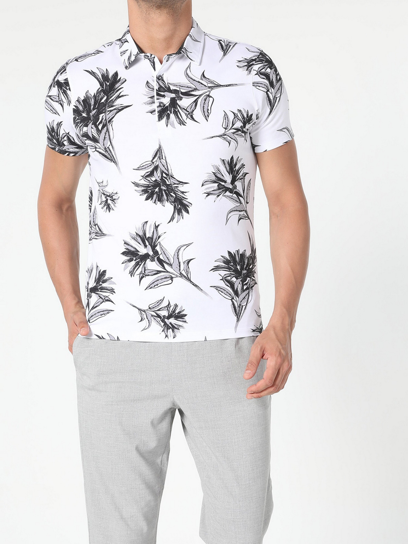 Поло Colin’s модель CL1052871WHT Фото