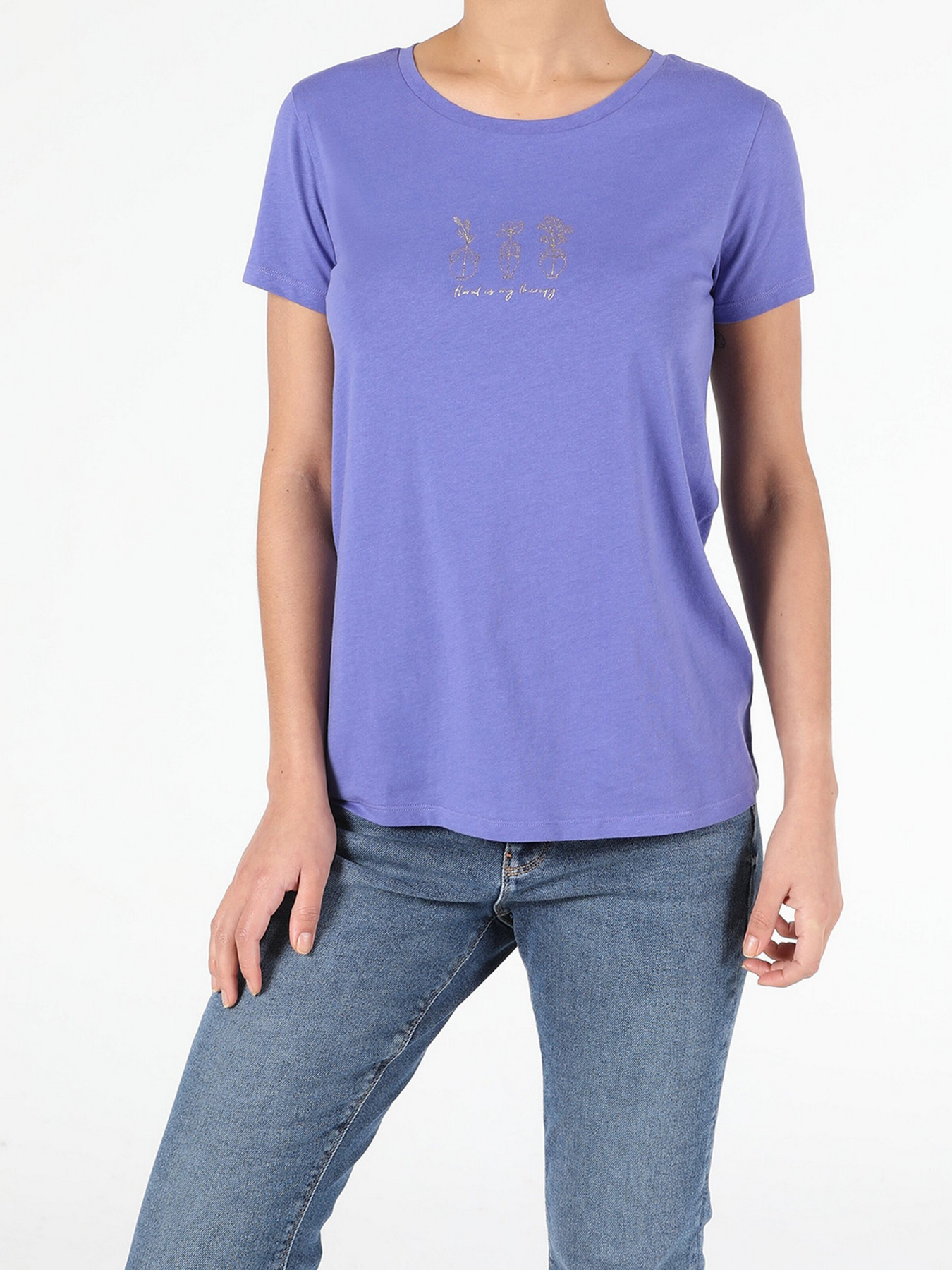 Футболка Colin’s модель CL1053349PRP Фото